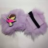 Light Pink, Red, White, Purple Fabric Flower Hair Clip - Image 2