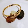 Gold plated stylish American diamond bracelet-free size - Image 2