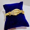 Gold plated American diamond bracelet- size free - Image 2