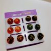 6 pair colourful earring for girls