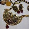 Gold plated beautiful pendant designs with earrings